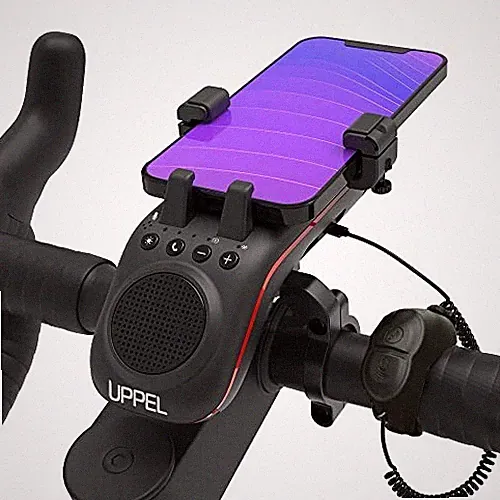 Bicycle Bluetooth Speaker, Multifunctional Bike Speakers 10-in-1 LED Light